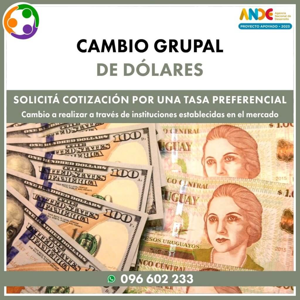 Cambio grupal de dólares · Servicios
