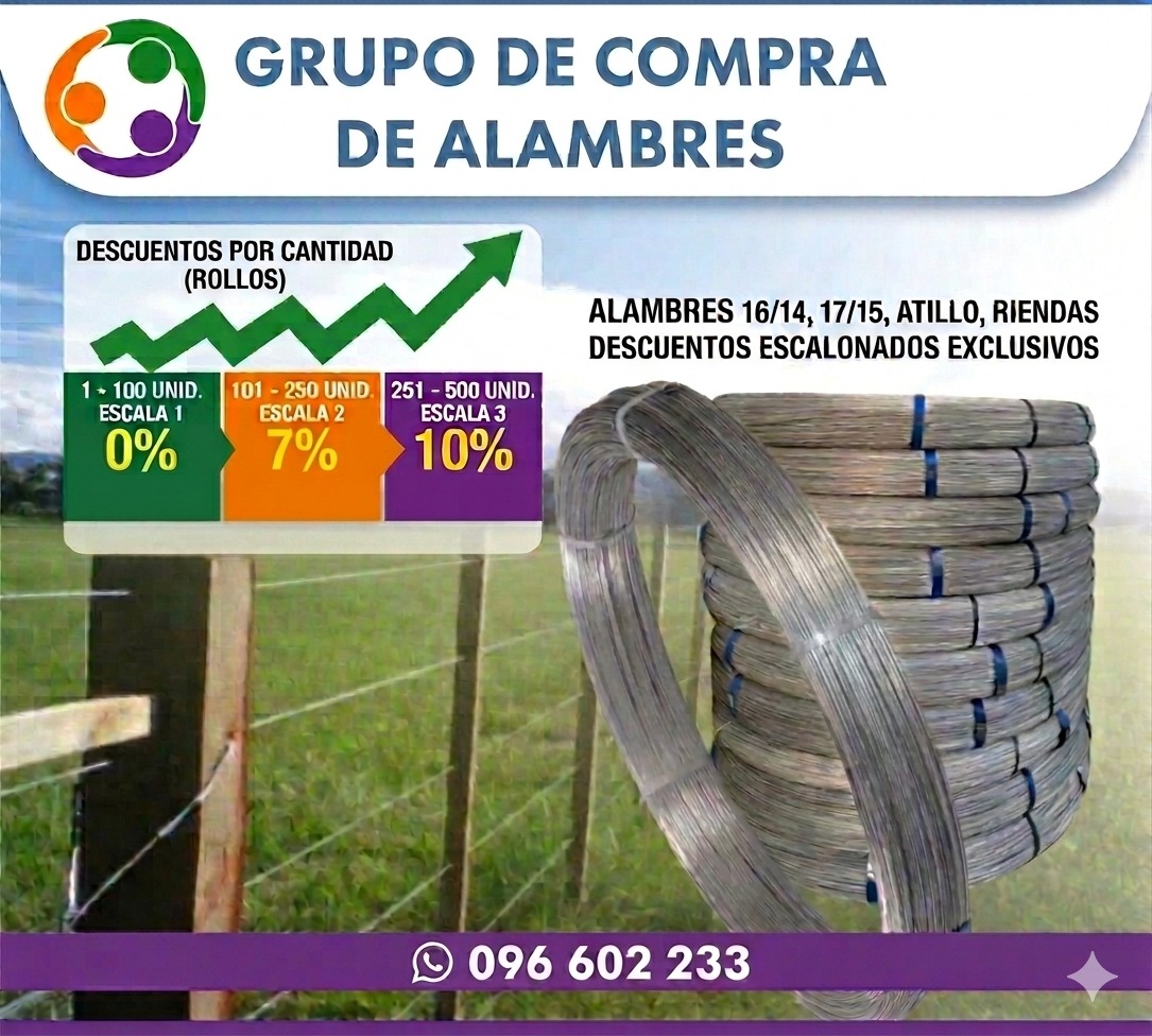 GRUPO DE COMPRAS DE ALAMBRES · Alambrados y Cercos