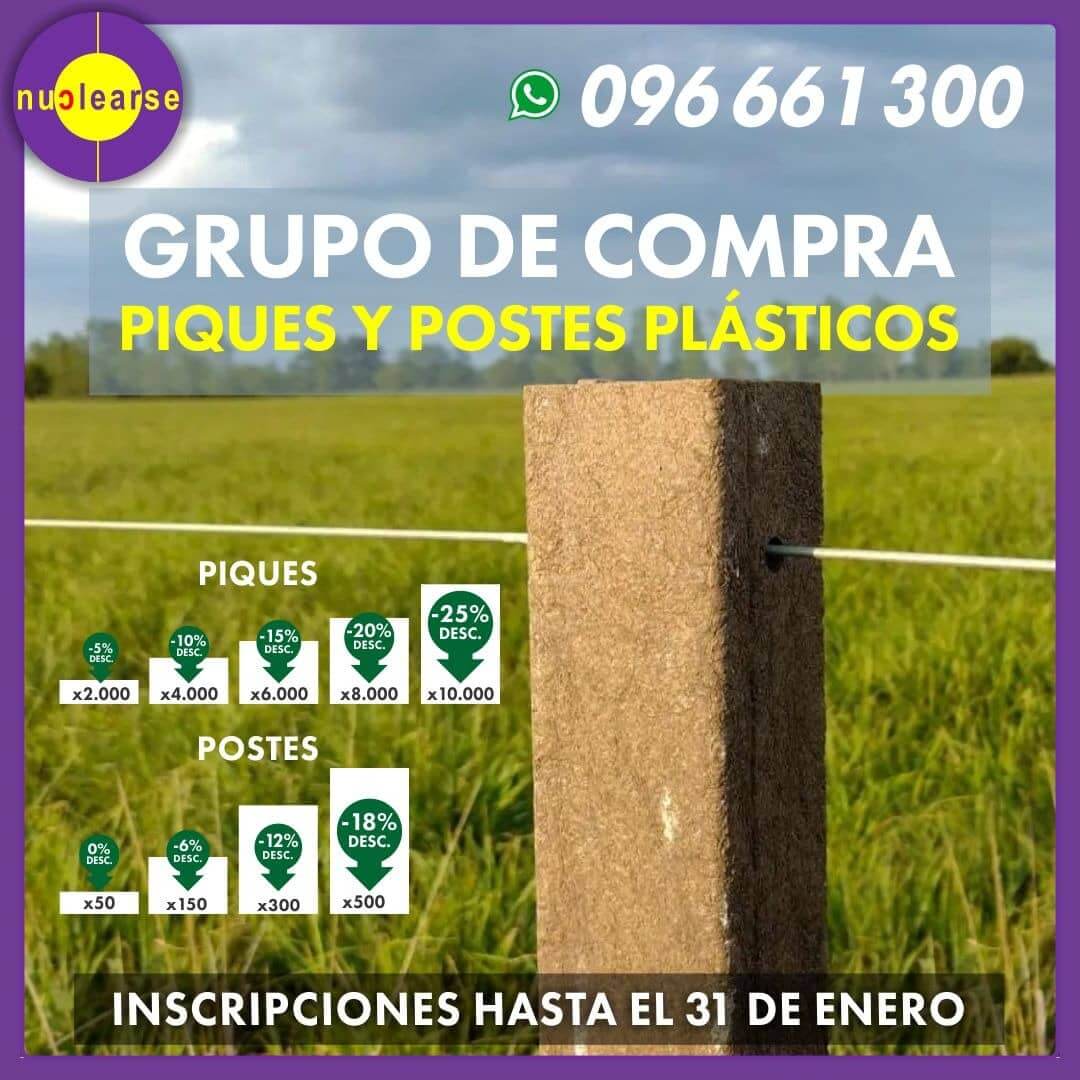 Piques y postes plásticos